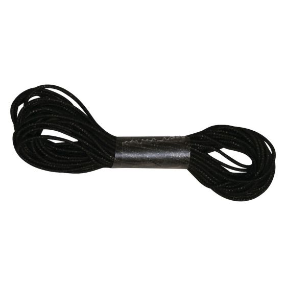 Lot 5 fils élastiques noir 3m et 1mm d'épaisseur - Rayher