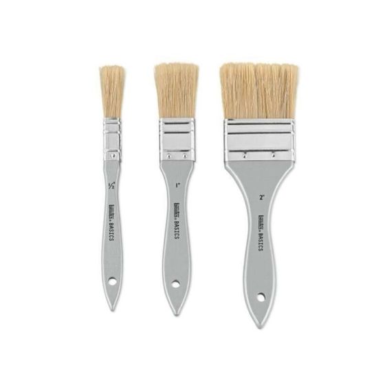 Set 3 pinceaux natural hair - Liquitex
