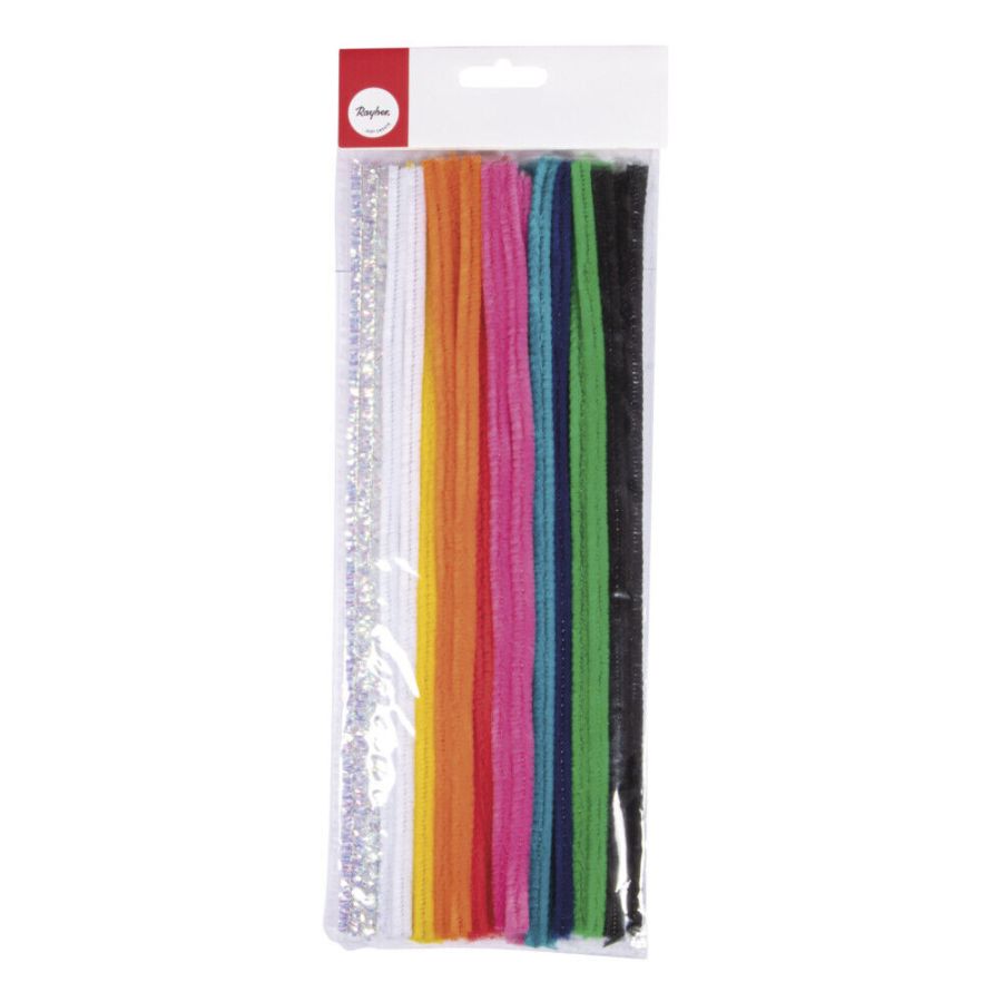Fil chenille mix arc-en-ciel - Rayher