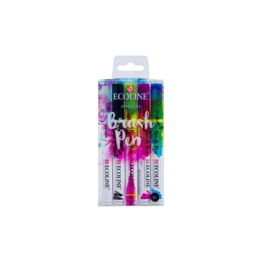 Set 5 brush primaire - Ecoline