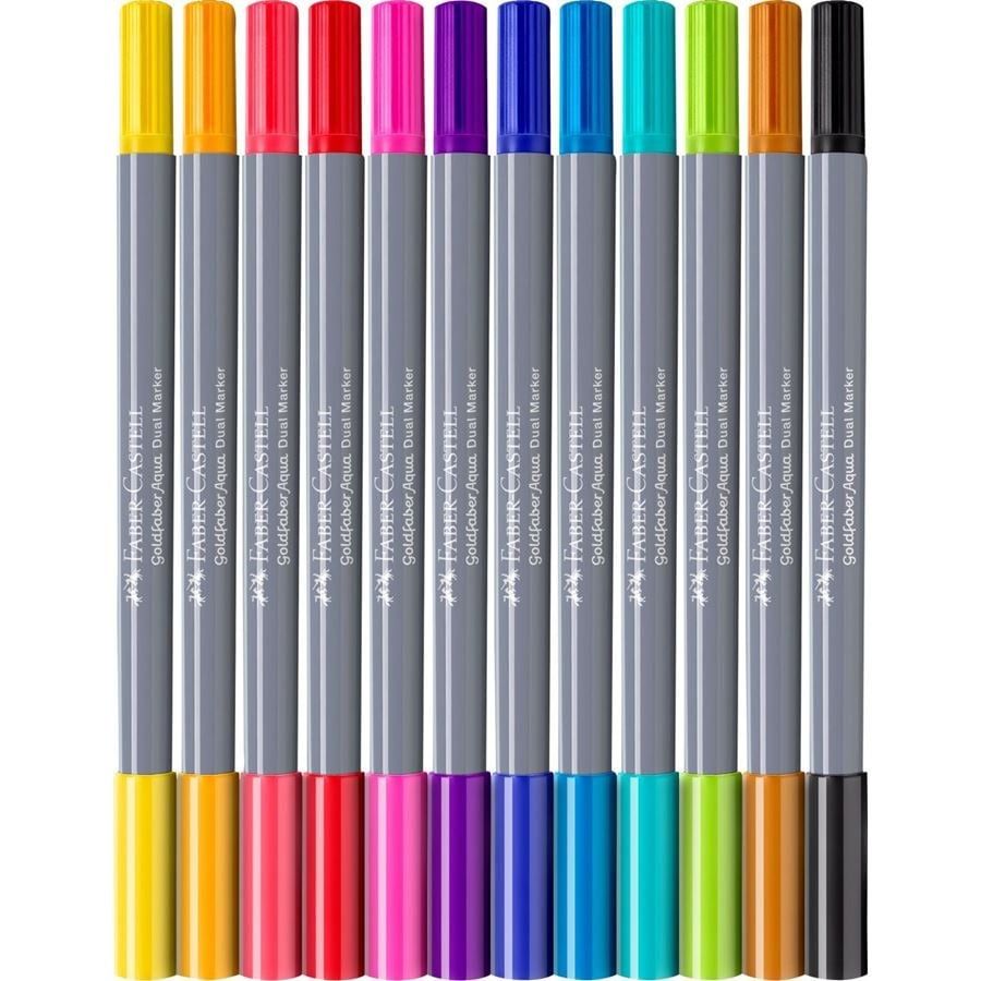 Pochette 12 Goldfaber Aqua - Dual Markers