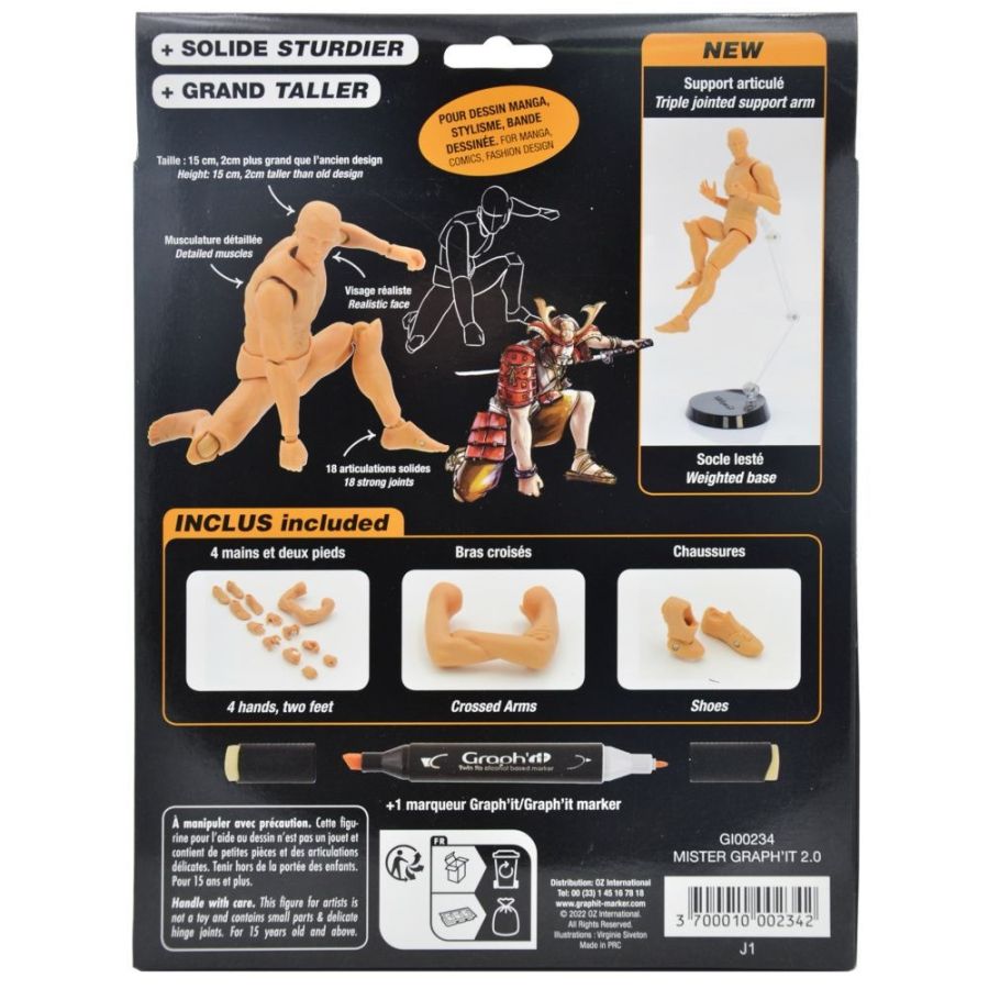 Figurine Mister Graphit Pour Dessin Manga