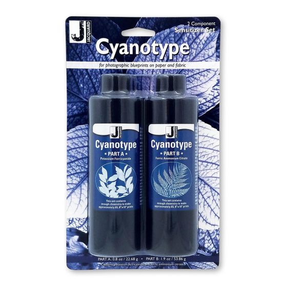 Kit cyanotype pour impression solaire sur papier et tissu