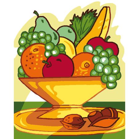 Panier de fruits 20x25 