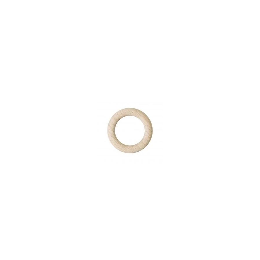Set 5 anneaux en bois 35x7 mm