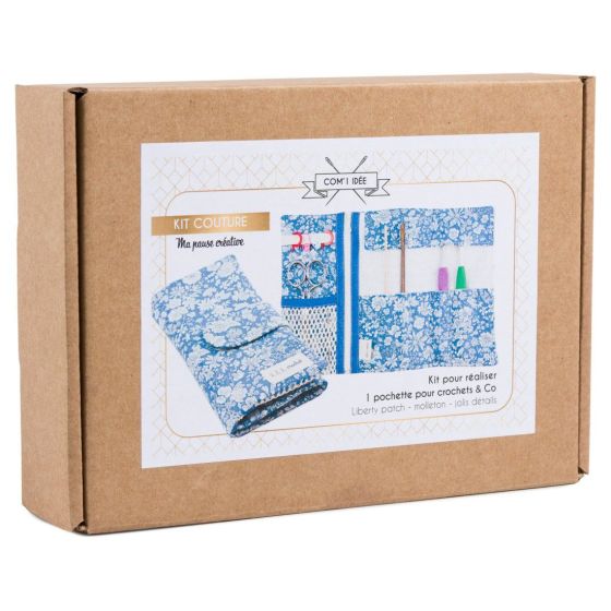 Kit pour réaliser une pochette pour crochets