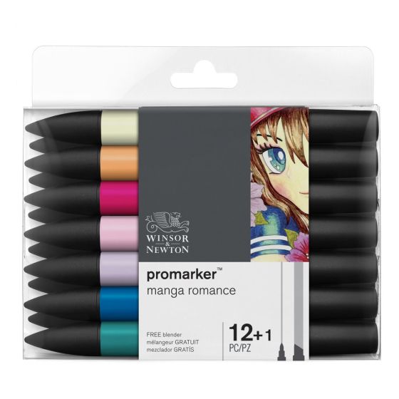 Set 12+1 Promarker - Manga Romance