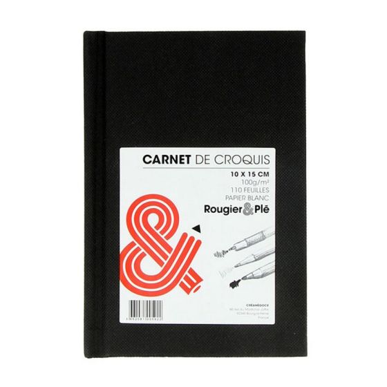 Daler Rowney Carnet Dessin Croquis A5 100g,54 Feuilles Blanc