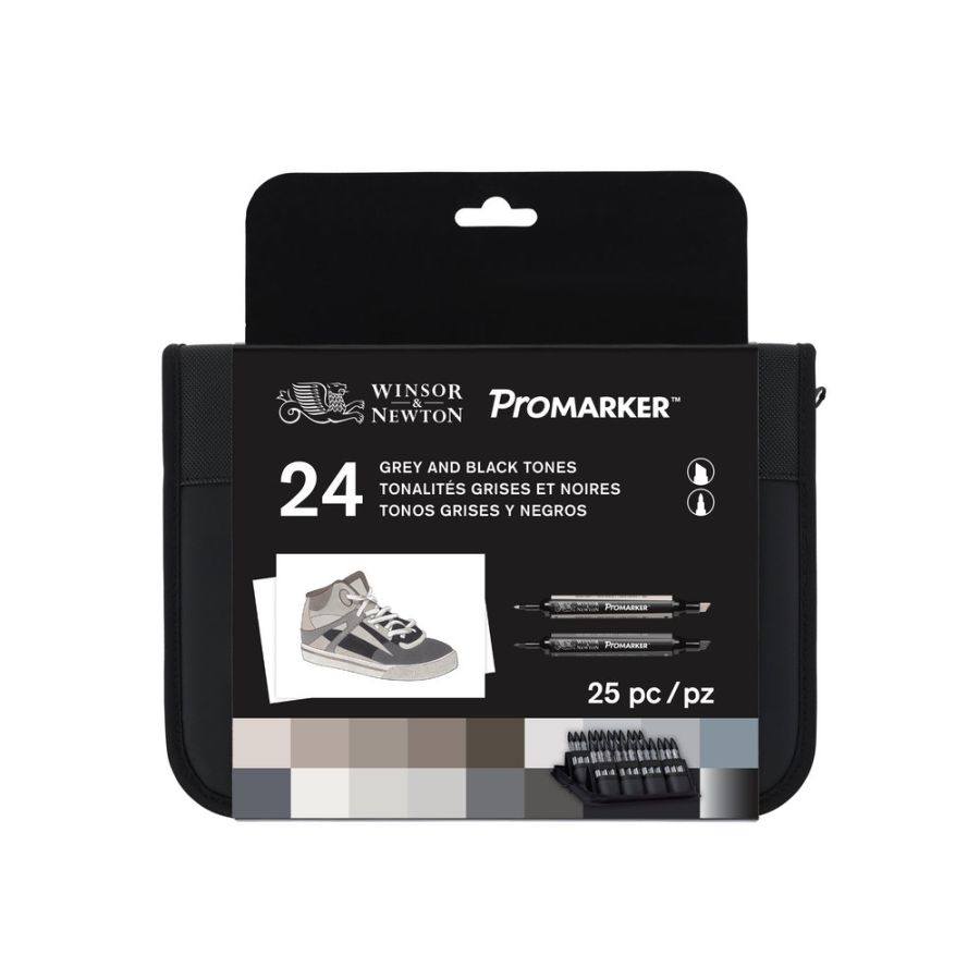 SET 24 PROMARKER - GRIS NOIR IM#2266