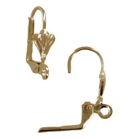 4 DORMEUSES OREILLES LAITON 18MM IM#2156