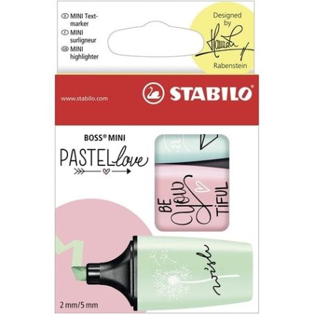 BOSS MINI 3 PASTE LLOVE - MENTHE ROSE TURQUOISE IM#2175