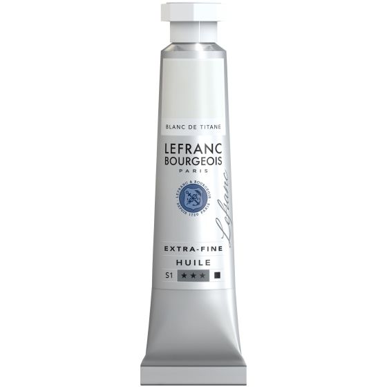Huile Extra-Fine Lefranc-Bourgeois 20ml Couleur:BLANC DE TITANE