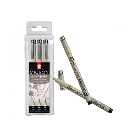 SET DE 3 PIGMA MICRON NOIR IM#2214