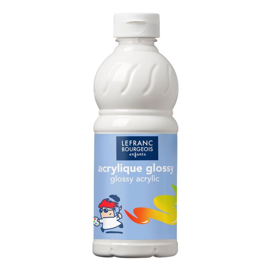 3 bouteilles de peintures de 500 mililitres Lefranc-Bourgeois Glossy 3 bouteilles de peintures de 500 mililitres Lefranc-Bourgeois Glossy
