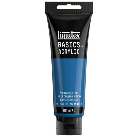 Liquitex Acrylique Basics 118Ml Couleur:BLEU CERULEUM IMITATION