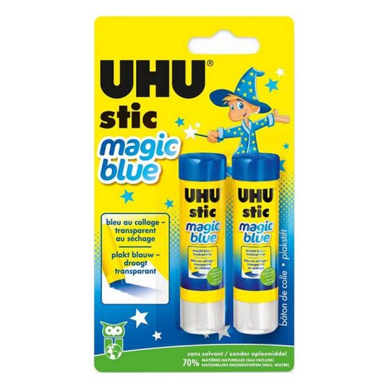 Uhu Stic Magique Colour-Change sans Solvant Colle Bâton 40g