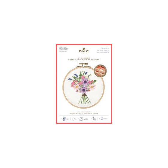 Kit broderie bouquet cosmos  - DMC