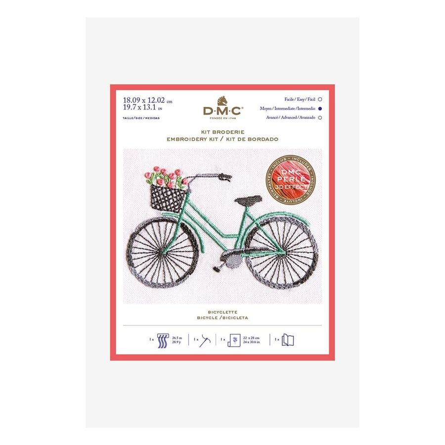 Kit broderie bicyclette - DMC