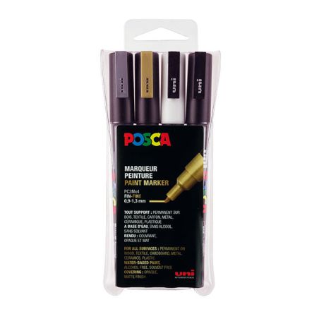 SET 4 POSCA PC3M ASSORTIS      IM#2289