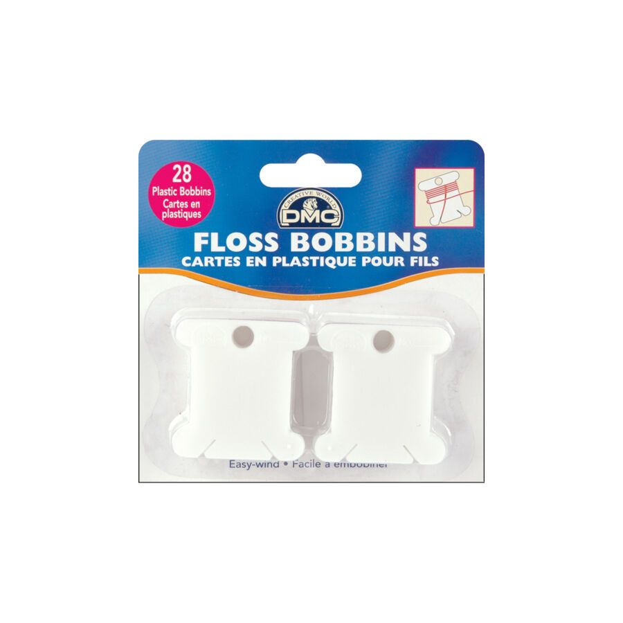 Set 28 cartes en plastique pour fils - DMC