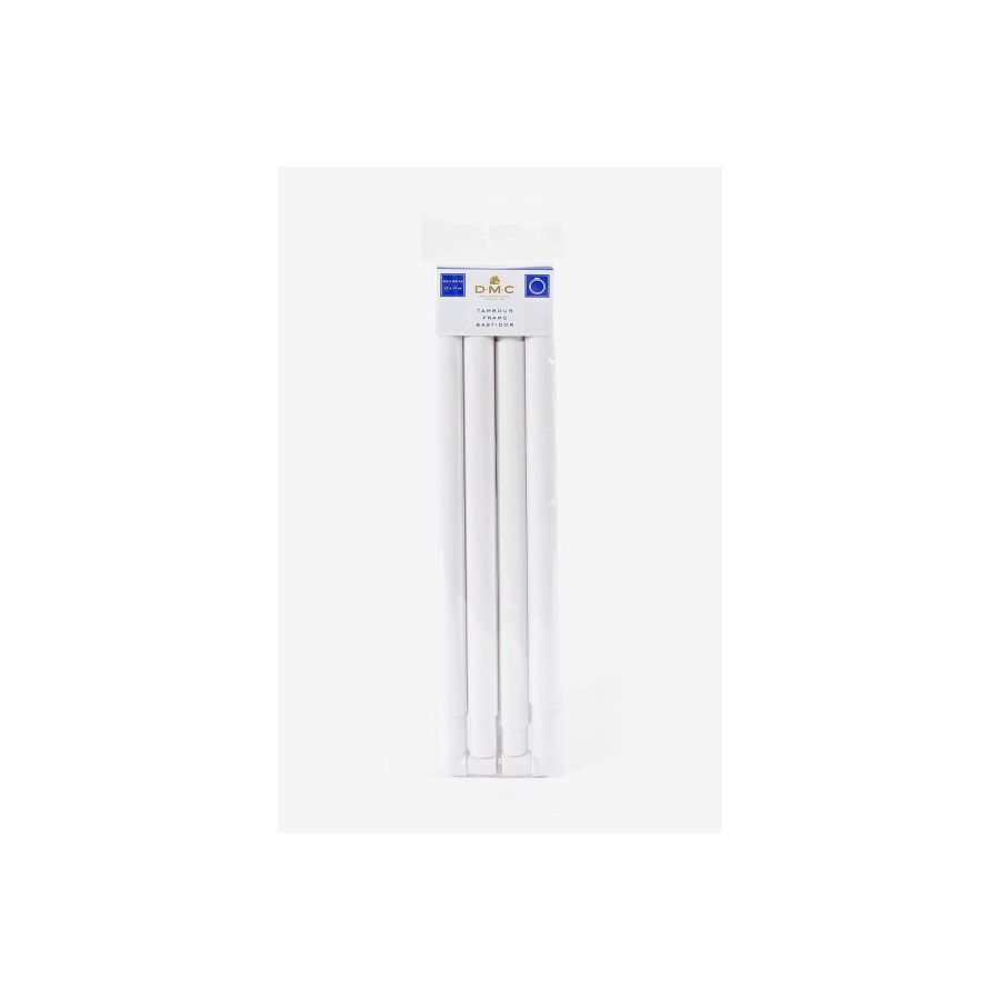 Tambour carré blanc 43x43cm- DMC