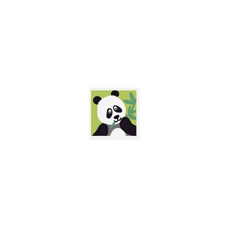 Canevas gros trous - Panda - Pour enfant - DMC