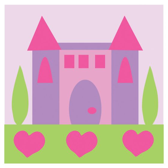 Kit tapisserie - Le château princesse - Pour enfant - DMC
