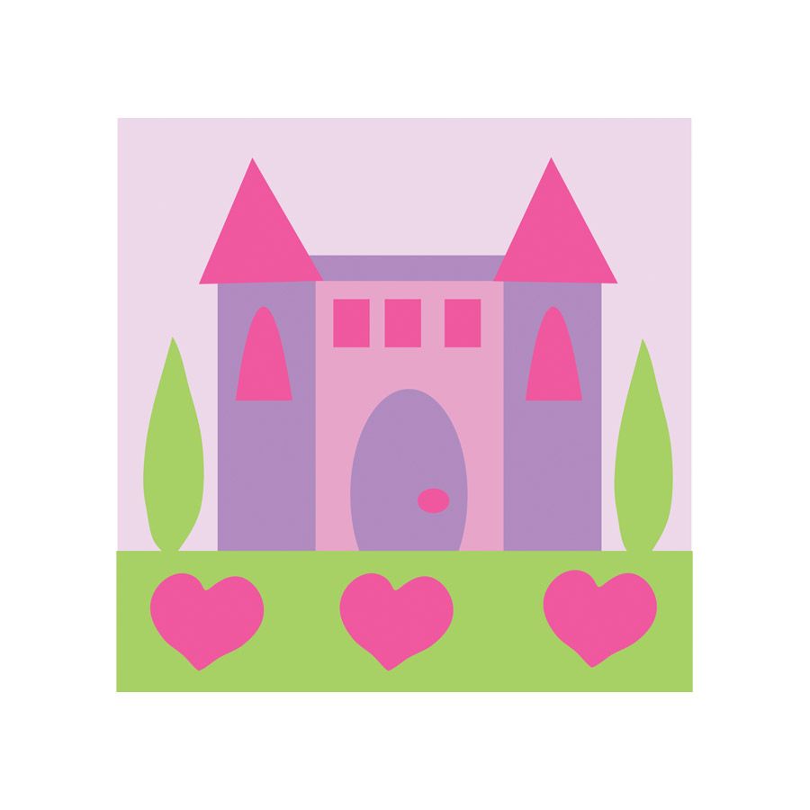 Kit tapisserie - Le château princesse - Pour enfant - DMC