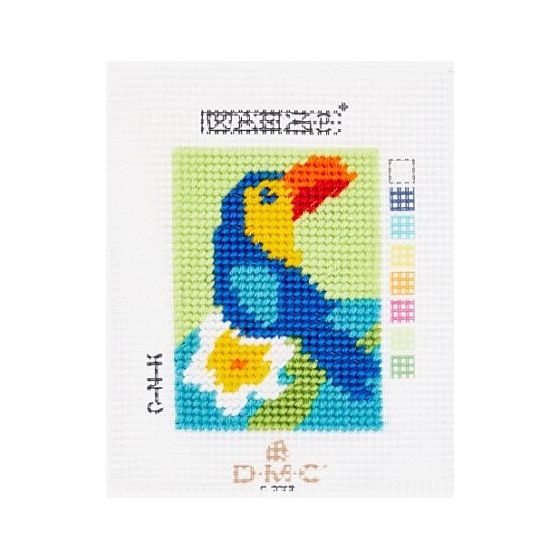 Kit tapisserie - Le toucan - Pour enfant - DMC