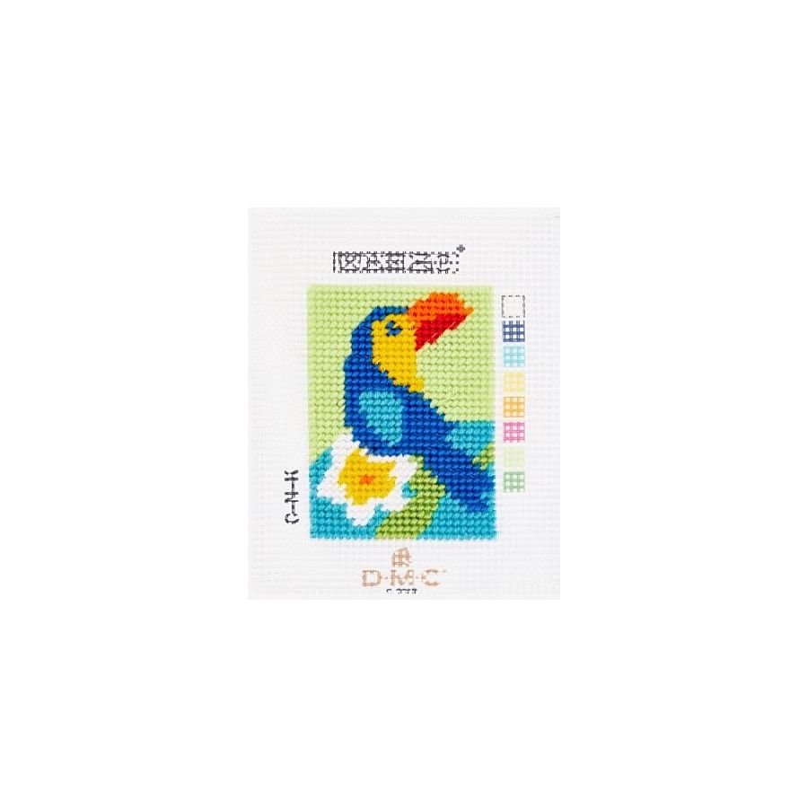 Kit tapisserie - Le toucan - Pour enfant - DMC