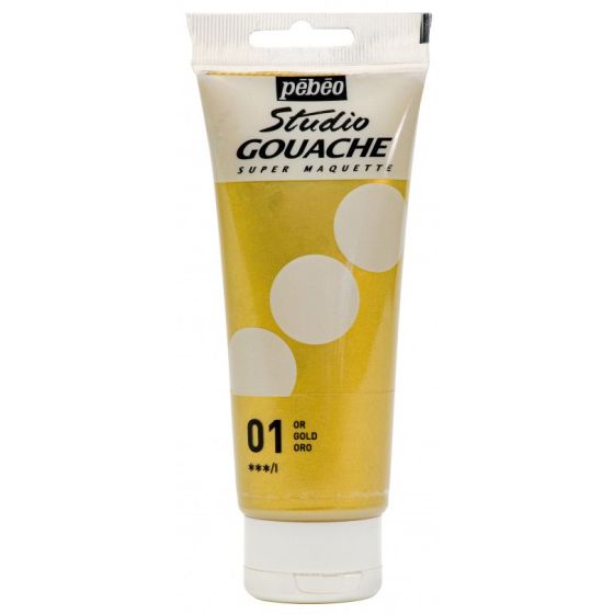 Pebeo Studio Gouache 100ML Couleur:OR