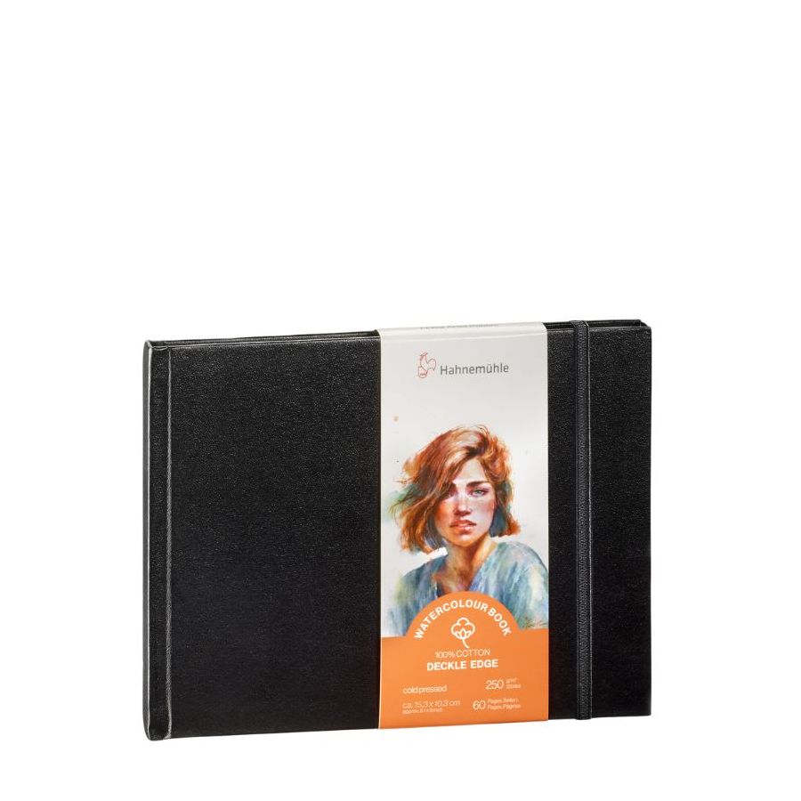 Carnet watercolour Deckle edge grain fin 15.3x10.3cm - 250g Carnet watercolour Deckle edge grain fin 15.3x10.3cm - 250g