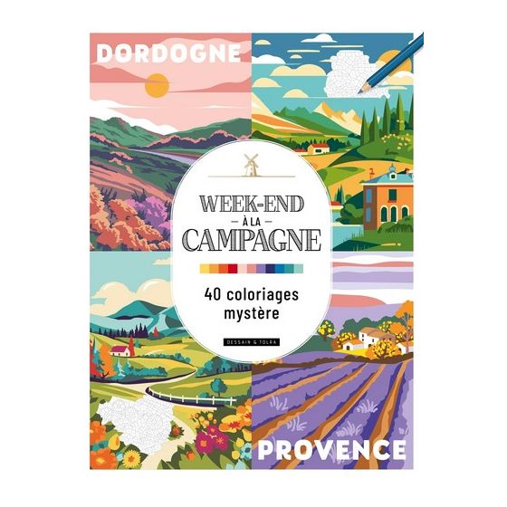 Coloriages au numéro - Week-end à la campagne