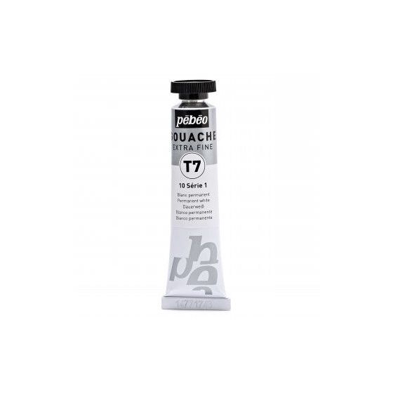 Pebeo Gouache T7 20ML Unite Couleur:BLANC PERMANENT