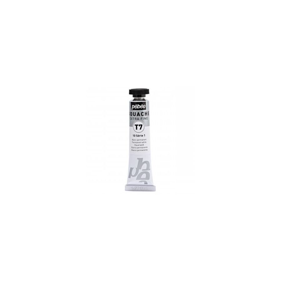 Pebeo Gouache T7 20ML Unite Couleur:BLANC PERMANENT Pebeo Gouache T7 20ML Unite Couleur:BLANC PERMANENT