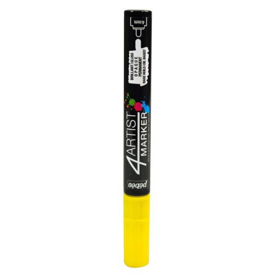 Pebeo 4Artist Marker 4mm Unité Couleur:JAUNE