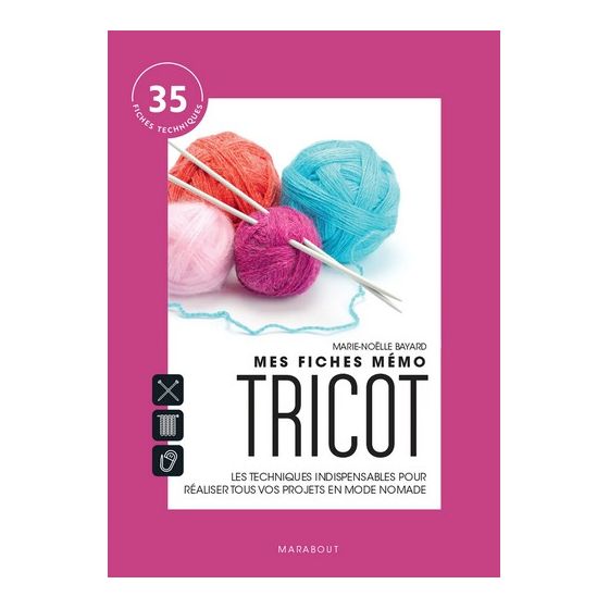 Mes fiches mémo tricot - Marabout