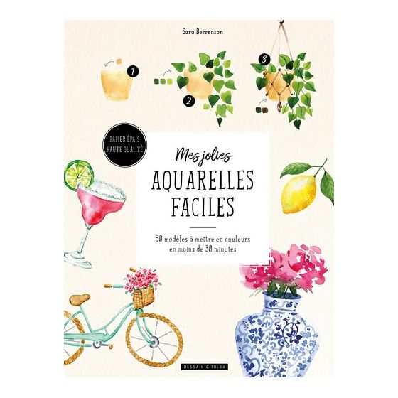 Mes jolies aquarelles faciles - Dessain et Tolra
