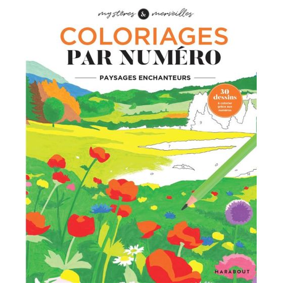 Coloriages au numéro - Paysages enchanteurs
