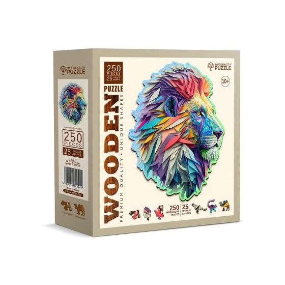 Wooden City Puzzle - Lion 250 pièces