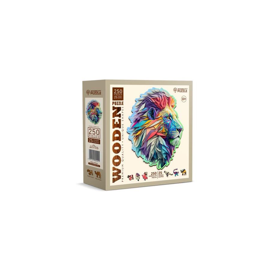Wooden City Puzzle - Lion 250 pièces