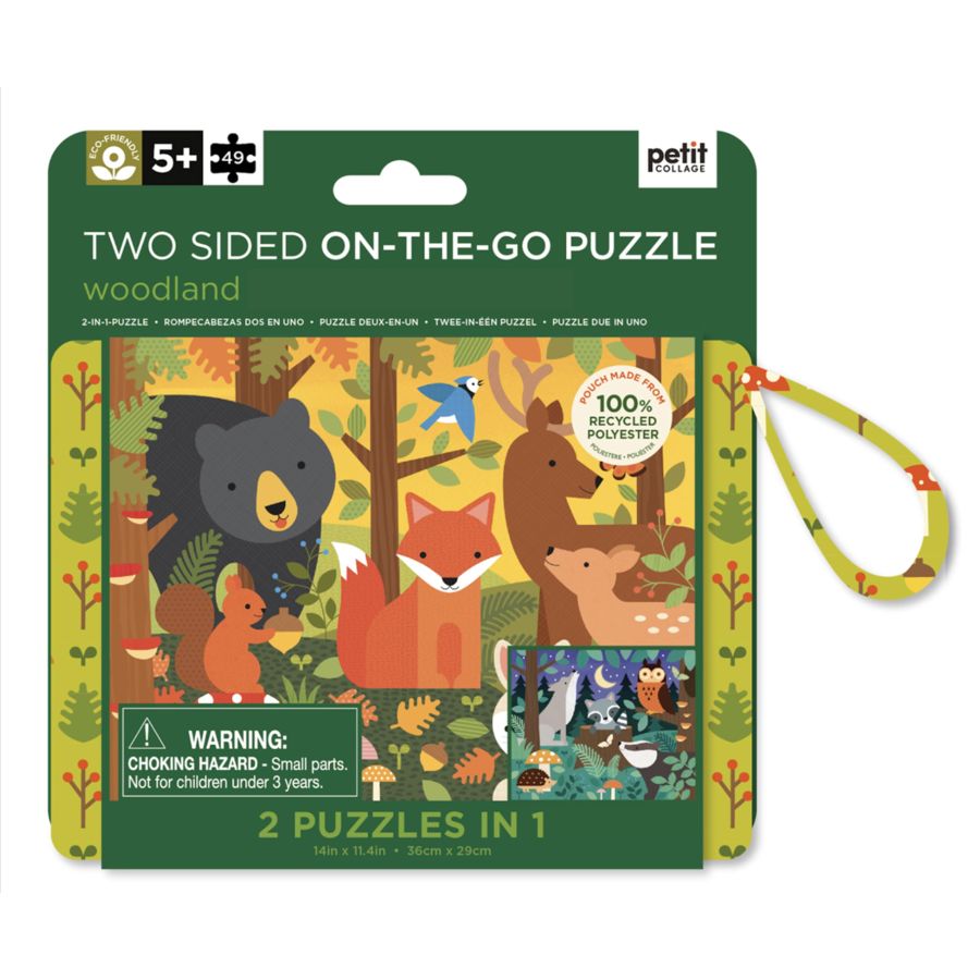Puzzle double forêt 36x29cm