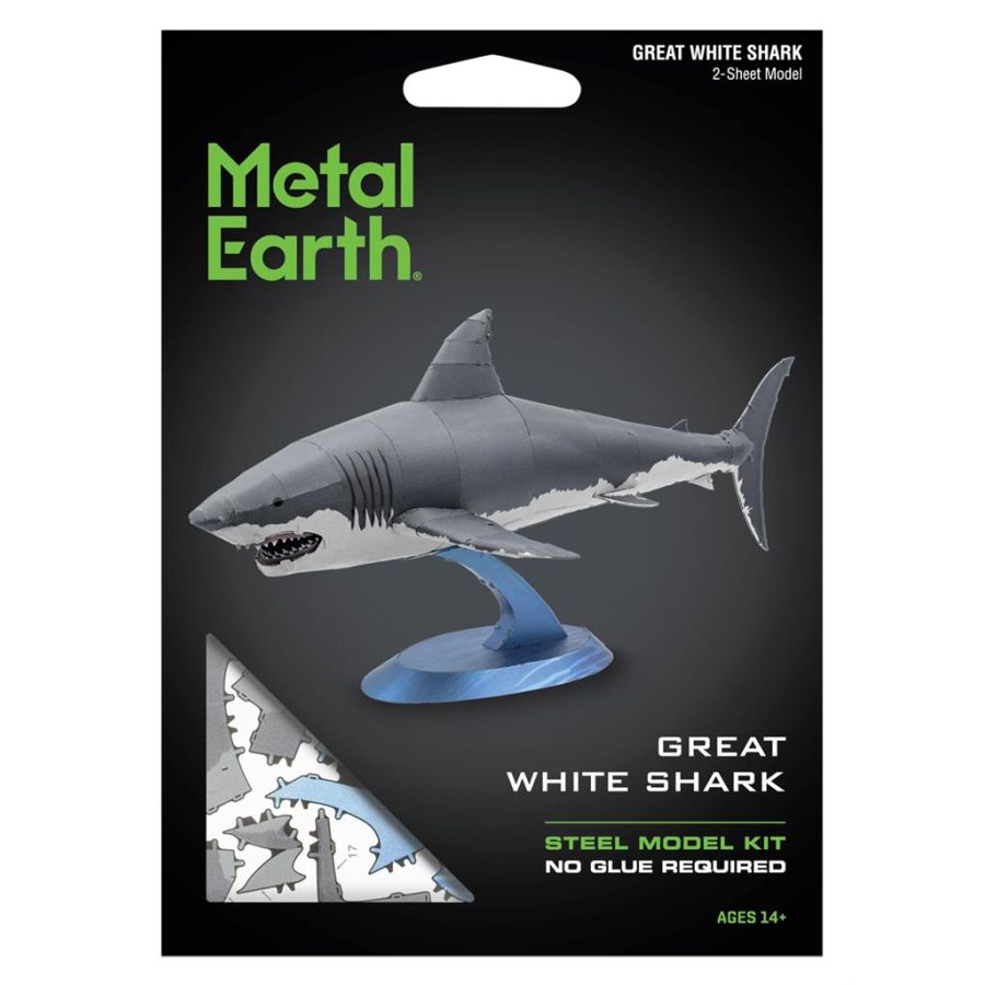 MetalEarth - Grand requin blanc