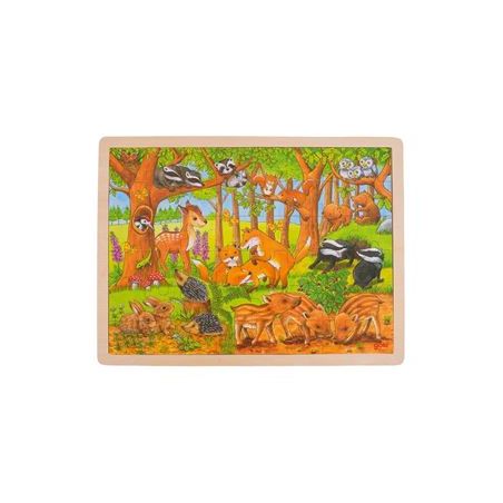 Petits animaux dans la forêt 