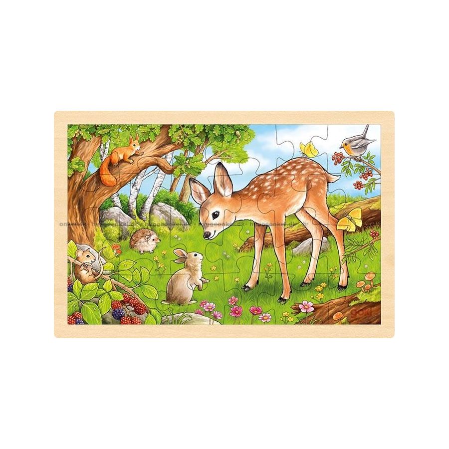 Puzzle en bois 30x20cm - Goki Puzzle en bois 30x20cm - Goki