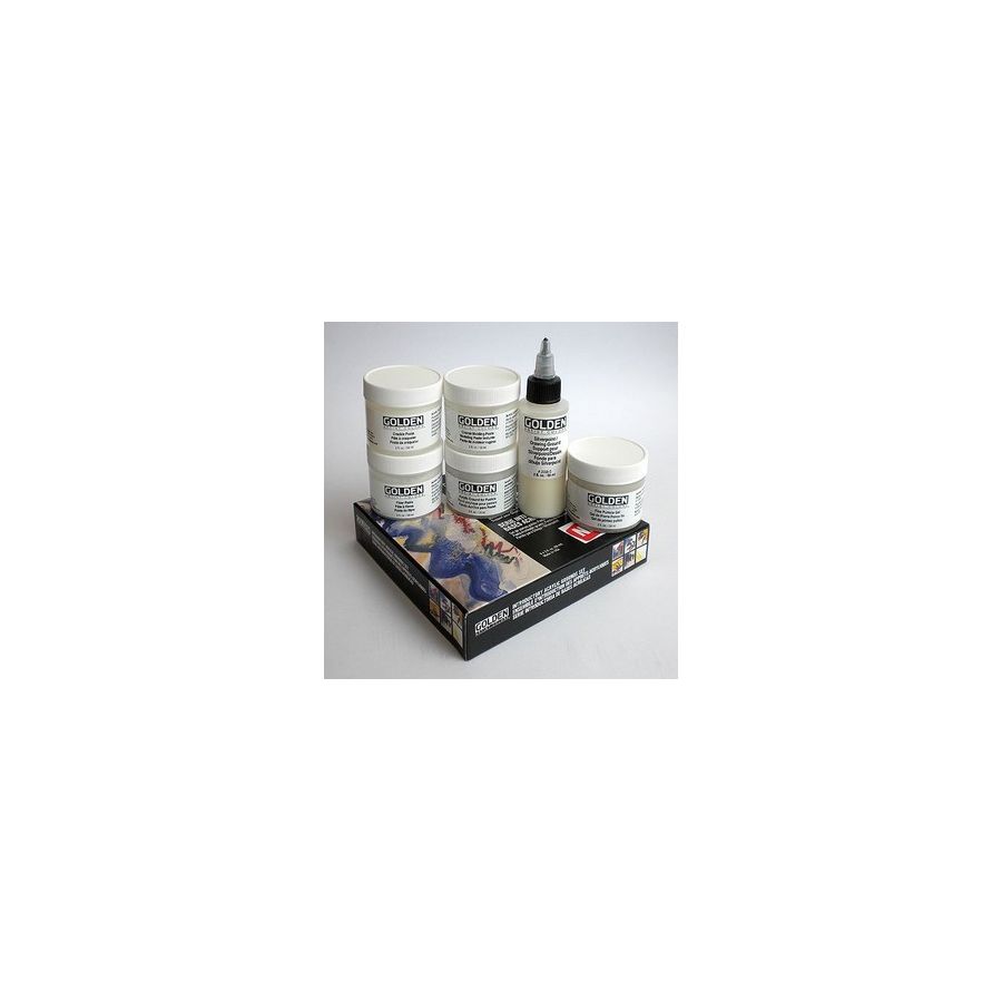 Coffret d'initiation des apprêts acryliques - Golden
