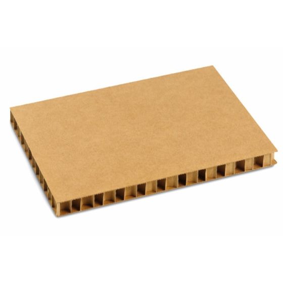 Panneau nid d'abeille kraft 10mm - 70x100cm