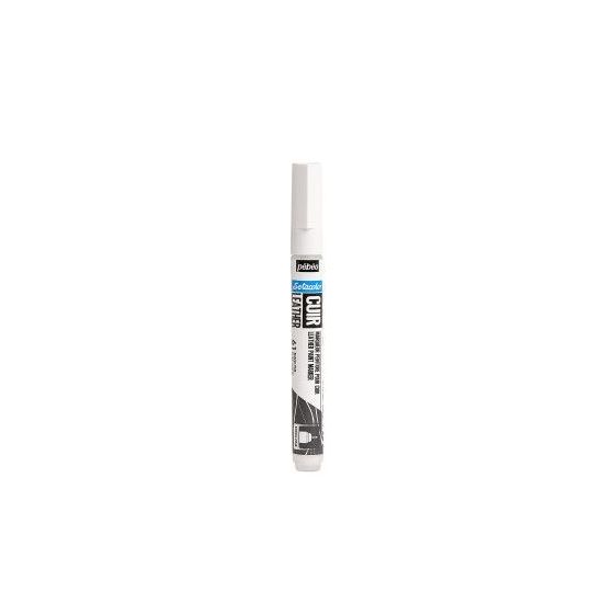 Pebeo Setacolor Cuir Marker Couleur:BLANC