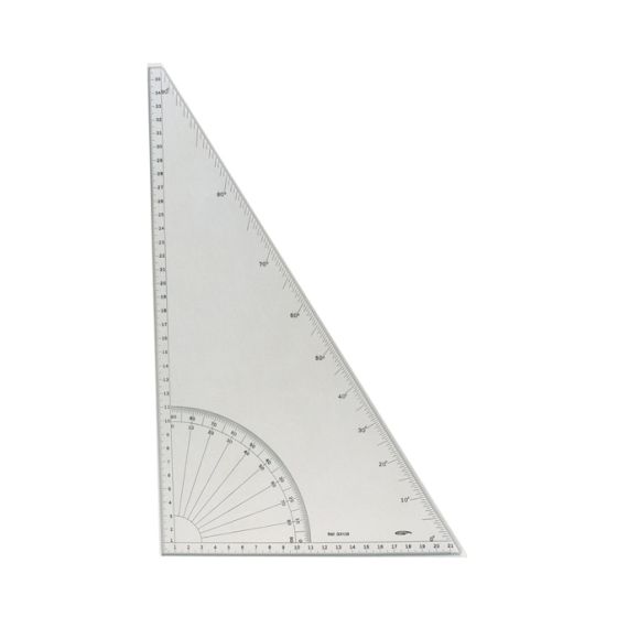Equerre-raporteur 60° - Graduation 36cm - Graph'it