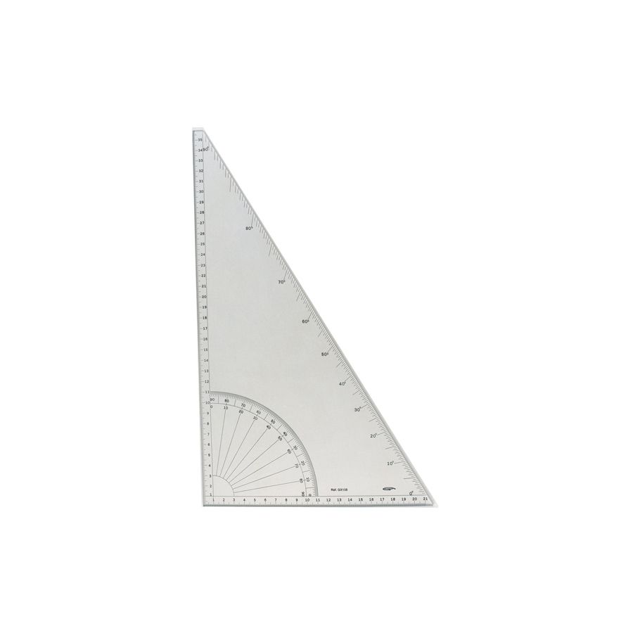 Equerre-raporteur 60° - Graduation 36cm - Graph'it